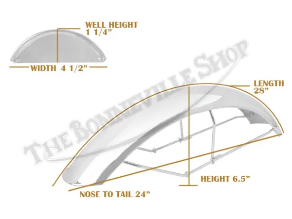 Triumph BSA Stainless Front Mudguard Wire Stays 1971-73 650 750 PN# 97-4270 S