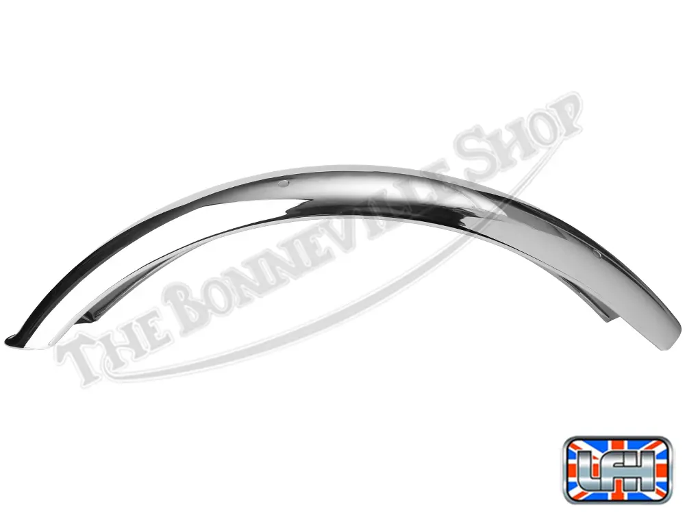 Triumph T140D Front Mudguard Chrome 5-Holes 1979-1980 Pn# 97-7065 1 1979-1980 Triumph T140D Front Fender Chrome 97-7065