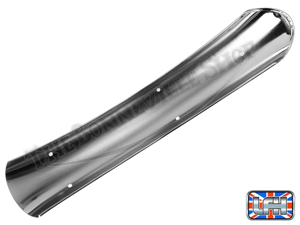 Triumph T140D Front Mudguard Chrome 5-Holes 1979-1980 Pn# 97-7065 4 T140D Front Chromed 79-80 Pn# 97-7065