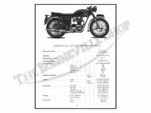 1964 Triumph T120 Bonneville, 6T Thunderbird, Tr6 Trophy Parts Book #2 Pn# 99-0821 3 Triumph T Bonneville T Thunderbird Tr Trophy Parts Book