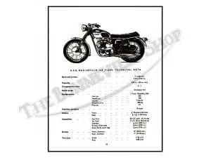 99 0824 A02 1967 Triumph T120 Bonneville Tr6 Trophy Parts Book 5