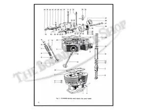 Triumph T T Cc Tiger Competition Trophy Parts Book