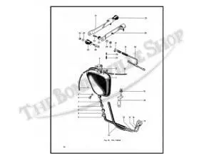 99 0831 A02 1967 Triumph T90 T100 500Cc Tiger Competition Trophy Parts Book 8