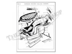 1973 Triumph X75 Vetter Hurricane Parts Book Pn# 99-0967 3 99 0967 A02 1973 Triumph X75 Vetter Hurricane Parts Book