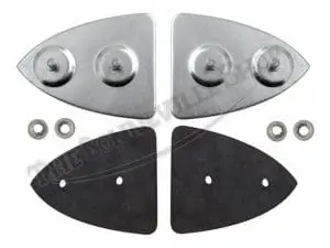 99 1030 57111 04 Triumph Bsa Mg Lucas Red Triangle Reflector Kit