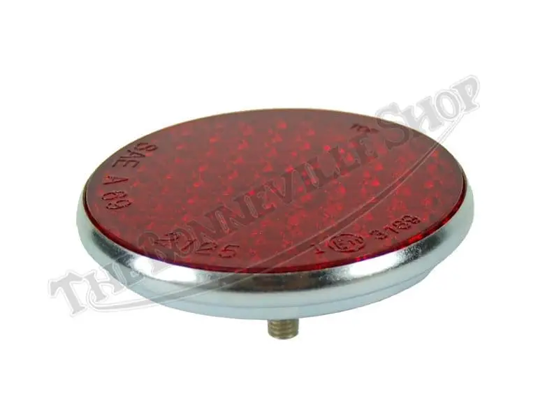 Triumph Bsa 500 650 750 Lucas Type Red Grabrail Reflector(S) 1971-72 Pn# 99-1162 57079 2 Triumph Round Red Reflector Grabrail