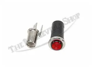 Gr Genuine Lucas Red Warning Light Round