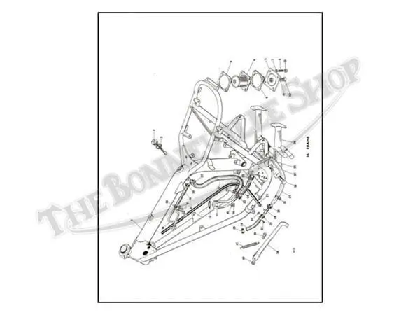 Triumph T Bonneville Tr Tiger Parts Book