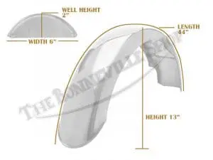 Rs082 06 Triumph T140 Stainless Retro 1970 Style Rear Speedwell Mudguard