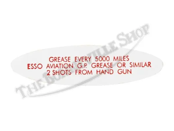 Sticker Triumph Norton Bsa Smiths Speedo Speedometer Drive Sticker