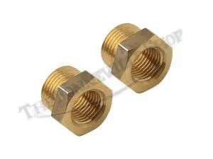 Bsa 500 And 650 Petcock Adapters 1/4-Inch To 3/8-Inch Bsp Petrol / Fuel Tap (2) Pn# Tbs-001A 3 Tbs A Bsa &Amp; Petcock Adapters To Bsp Petrol Fuel Tap