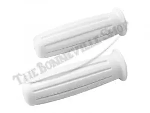 1966 Amal 366 Type White Handlebar Grips Triumph Norton Bsa Pn# Tbs-0083B 366/011 366/012 4 Tbs 0083B 02 1960S Vintage Amal Type White Handlebar Grips Triumph Norton Bsa 1