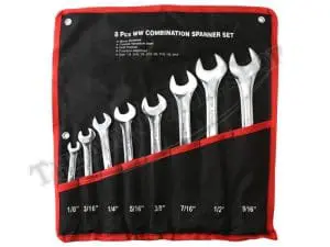 Tbs B Deluxe Whitworth Combo Wrench Spanner Set Pc Triumph Norton Bsa