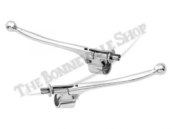 TBS 0462 A TBS 0463 A 02 Triumph Norton BSA Lightweight Alloy Handlebar Lever Set