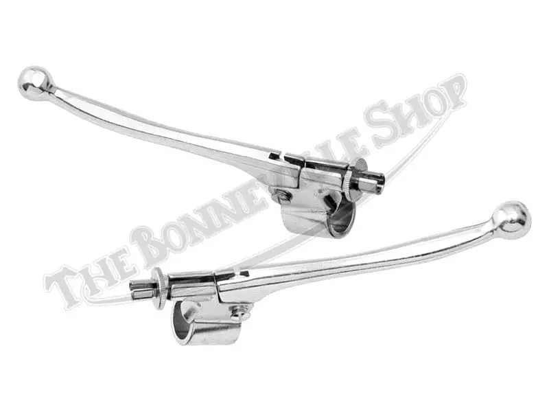 Triumph Norton Bsa Lightweight Alloy 7/8-Inch Handlebar Lever Set Pn# Tbs-0462 A Tbs-0463 A 2 Tbs 0462 A Tbs 0463 A 02 Triumph Norton Bsa Lightweight Alloy Handlebar Lever Set