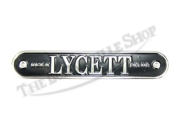 Lycett Seat Badge Tbs Lycett Seat Badge