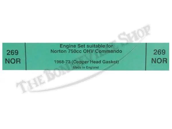 Tbs Norton Gasket Set