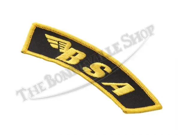 TBS BSA MOTORCYCLE LOGO EMBROIDERED SHOULDER PATCH CLUB PATCH