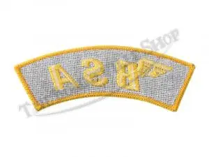 Bsa Motorcycle Logo Embroidered Shoulder Patch (1) Club Patch Pn# Tbs-04-9156 4 Tbs Bsa Motorcycle Logo Embroidered Shoulder Patch Club Patch