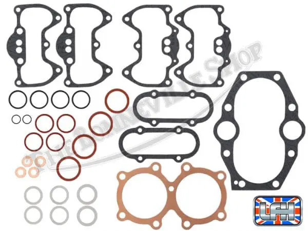 Triumph 650 Bonneville Tiger Trophy Top End Gasket W/Head Gasket Set 1963-72 Pn# Tbs-3551 1 Tbs 3551 01 Triumph 650 Bonneville Tiger Trophy Top End Gasket Set 1963 72 1