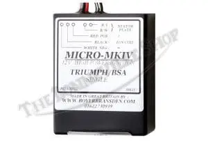 Tbs Boyer Electronic Ignition For All Triumph And Bsa Singles Victor B Trw