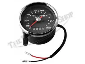 Triumph Bsa Black Face 150 M.p.h. Speedometer Pn# Tbs-4192 60-1930 5007/00 3 Tbs 4192 60 1930 02 Triumph Black Face 150 Mph Speedometer 2