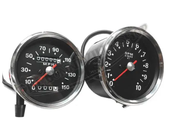 Triumph Black Face Speedo And Tach