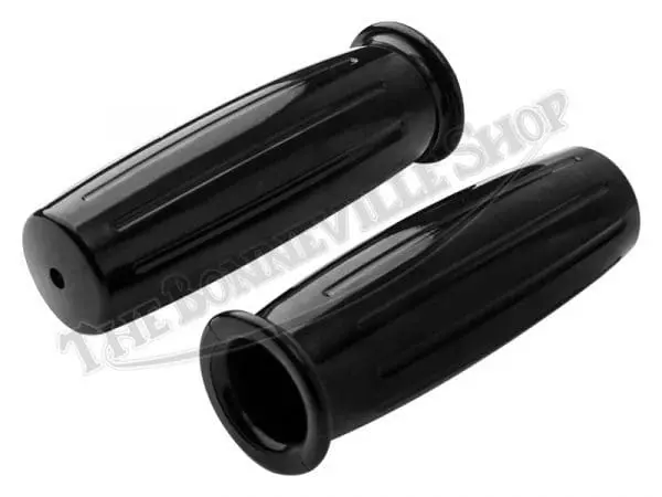 Tbs 42 56590 02 1960S Vintage Amal Style 1 Black Handlebar Grips