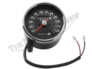 Triumph Black-Faced 2:1 120Mph Speedometer (1) (Ssm 5007/02 Replica) Pn# Tbs-4200 3 Tbs 4200 02 Triumph Black Faced 120Mph Speedometer Ssm 5007 02 Replica