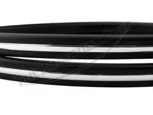 Tbs 4340 R 02 Triumph T140 T160 Norton Commando Seat Trim Strip With Chrome Band Inset