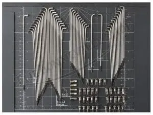 Tbs Norton Commando Mkiii Cwc Stainless Spoke Set For Disc Brake Rear Wheel