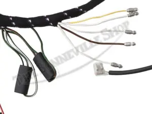 1976-78 Triumph Tr7 T140V 1978.5 T140E Wiring Harness Cloth Bound Uk Made Pn# 54962258A Tbs-6044C 3 Tbs 6044C 02 54962258A 76 78 Triumph Tr7 T140V 1978 5 T140E Wiring Harness Cloth Bound Uk Made