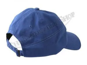 Tbs Hat03 02 The Bonneville Shop Patent Plate Gold Logo Blue Baseball Hat