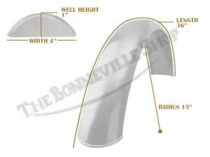 Tbs Spe0035 08 Universal Mudguard Mc1 R15 36 Beaded Alloy