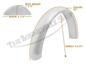 Tbs Spe0057 07 Universal Mudguard Mc3 R14 3 4 48 Beaded Alloy 1