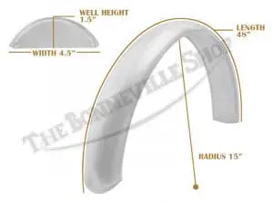 Universal Mudguard Mc3 R15 48-Inch Beaded Alloy Fender Pn# Tbs-Spe0059 7 Tbs Spe0059 06 Universal Mudguard Mc3 R15 48 Beaded Alloy Fender 1