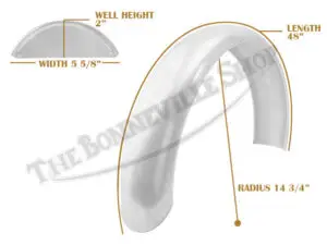 Tbs Spe0068 07 Universal Mudguard Mc4 R14 3 4 48 Beaded Alloy Fender 1