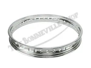 S Triumph Bsa Twins Stainless Hole Wm X Front Wheel Rim Cwc