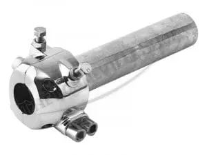 Triumph Norton Bsa Etc 7/8-Inch Chrome Dual Throttle Assembly Pn# 99-0351 99-0347 313/13 3 99 0351 02 99 0347 313 13 7 8Th Chrome Dual Throttle Assembly