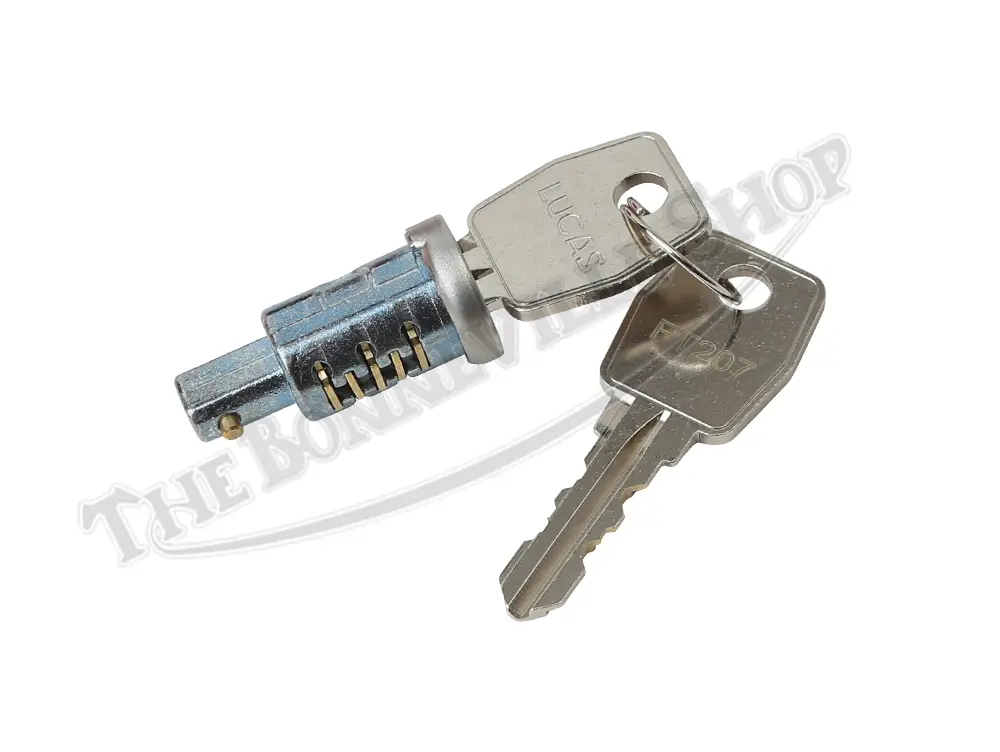 Genuine Lucas Triumph Norton Bsa Ignition Barrel And Keys Pn# 54335169 G 82-6981 60-0622