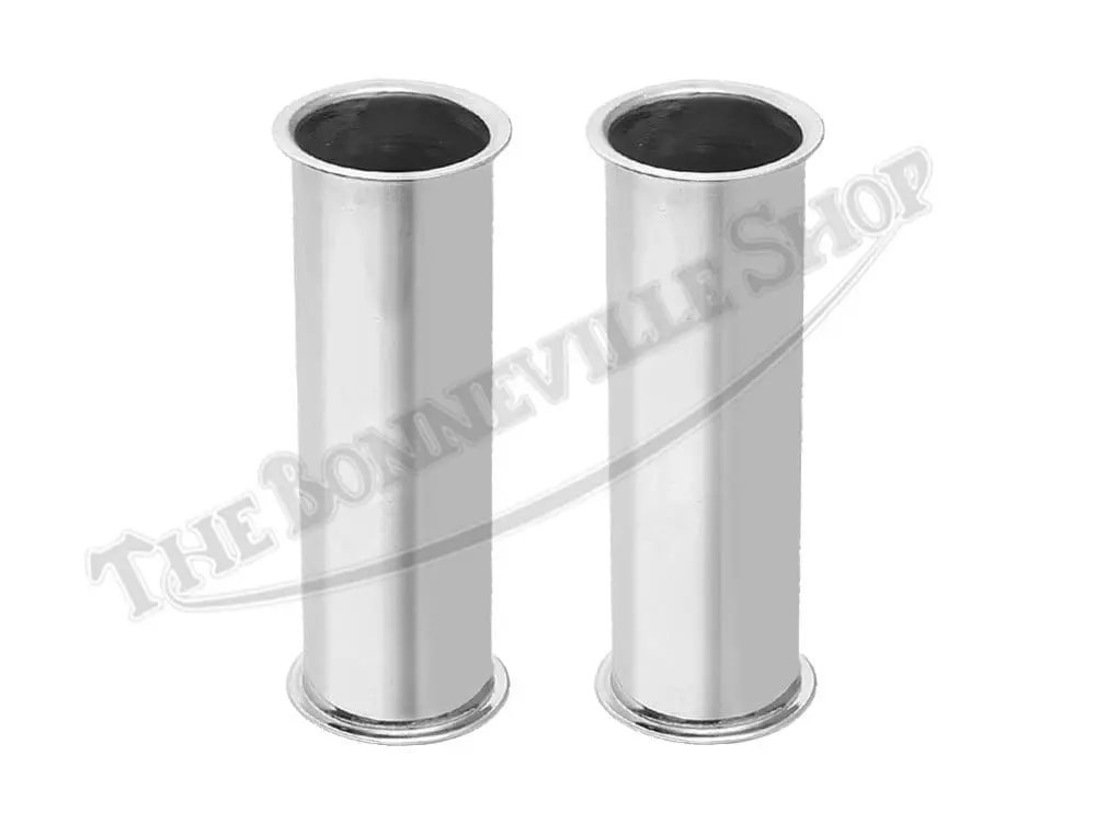 Triumph 'C' Range T90 T100 500Cc Chrome Push Rod Tube Set 1964-68 (2) Pn# 70-4751 E4751 2 70 4751 02 Triumph C Range T90 T100 500Cc Chrome Push Rod Tube Set 1964 68