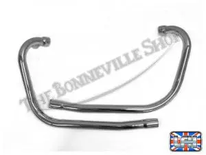 Triumph 1971 650 Oil In Frame Balanced Exhaust Pipe Set Only Pn# 71-2753 71-2756 3 T Exhaust Pipes Master Balanced