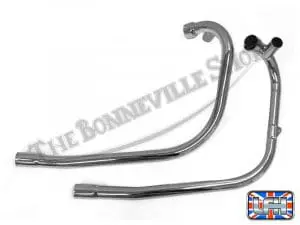 Triumph 1971 650 Oil In Frame Balanced Exhaust Pipe Set Only Pn# 71-2753 71-2756 4 T Exhaust Pipes Master Balanced