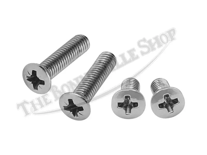 Triumph 500 650 750 Tank Badge Screw Set (4) Pn# 83-1339 And 82-7888 1 83 1339 82 7888 01 Triumph 500 650 750 Tank Badge Screw Set