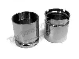 Triumph Pre-Unit Fork Seal Holders (Early) In Stainless Steel Pn# H390 97-0390 H391 97-0391 H431 97-0431 H445 97-0445 3 Early Preunit Fork Seal Holder Set Master