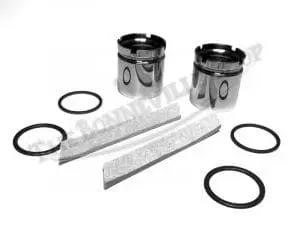 Triumph Pre-Unit Fork Seal Holders (Early) In Stainless Steel Pn# H390 97-0390 H391 97-0391 H431 97-0431 H445 97-0445 5 Early Preunit Fork Seal Holder Set Master