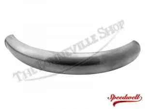 Triumph T140 1973-75 Front Mild Steel Pressed Nose Speedwell Mudguard / Fender Pn# 97-4440 7 97 4440 03 Triumph T140 1973 75 Front Mild Steel Pressed Nose Fender Speedwell 1