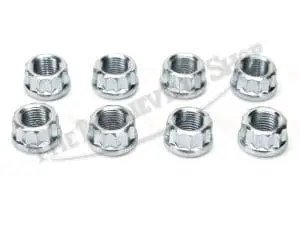 Triumph 650 T120 12 Point Cylinder Base Nut Set (8) Up To 1968 Pn# 21-0692 Cei (Replaces 70-2412 &Amp; 37-0076) 3 Cei Point Cylinder Base Nuts Cei