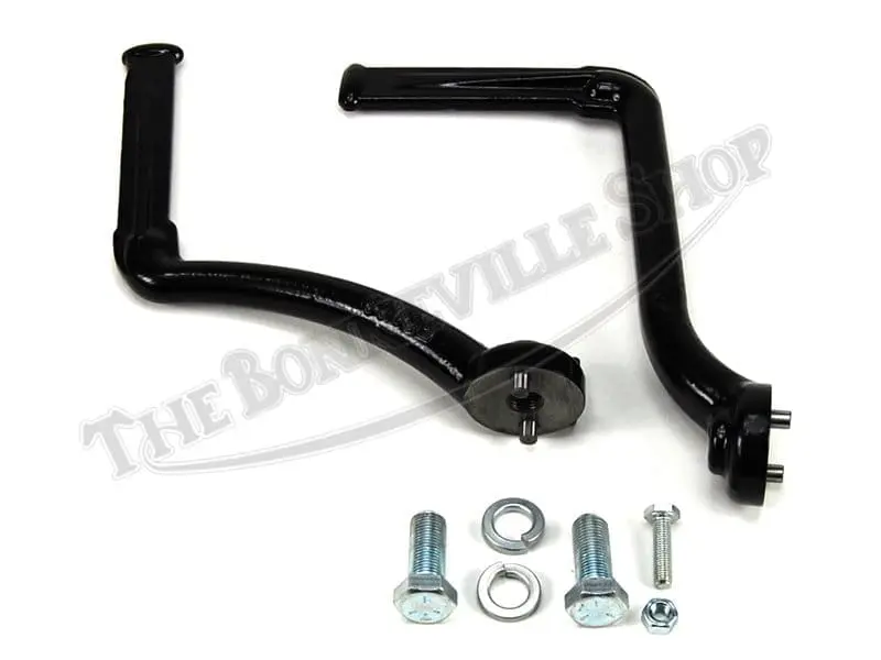 Triumph 650 T120 Tr6 Bonneville Tiger Rider Footrest Kit Uk Sourced Pn# 82-6069 82-9624 3 Triumph Rider Footrest Set