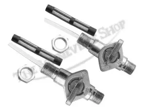 Triumph Norton Bsa B.a.p. Main And Reserve Fuel Petcock Set Pn# 60-7266, 60-7267